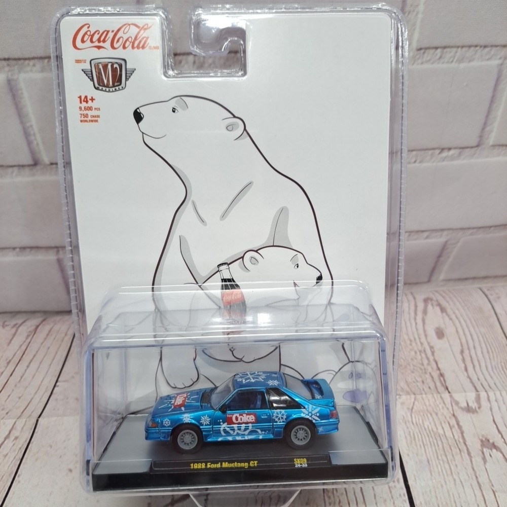 M2 Machines Coca-Cola 1988 Ford Mustang GT Sealed Pack